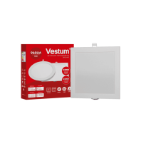 Квадратний світлодіодний врізний світильник Vestum 12W 6000K 220V  1-VS-5209