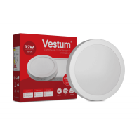 Круглий світлодіодний накладний світильник Vestum 12W 4000K 220V 1-VS-5302, Vestum, 1-VS-5302