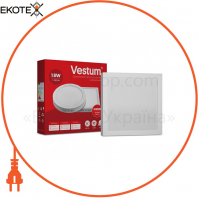 Светильник LED накладной квадратный Vestum 18W 4000K 220V