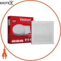 Светильник LED накладной квадратный Vestum 24W 6000K 220V