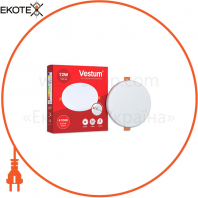 Светильник LED "без рамки" круг Vestum  12W 4100K