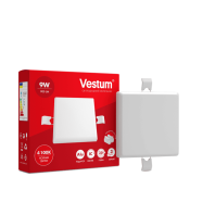 Светильник LED Акция "без рамки" квадрат Vestum  9W 4100K