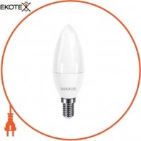 Лампа світлодіодна MAXUS 1-LED-734 C37 7W 4100K 220V E14