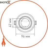 Maxus 1-MAX-01-3-SDL-09-C светильник светодиодный 3-step sdl maxus 9w, 3000 / 4100k (круг)