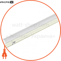 Світлодіодний світильник LEDEX T5, 30см, 4W, 320lm, 6500К холодно білий, матове скло, Напруга: AC100-265V, з кнопкою вкл., Ledex, 100918
