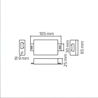 Підсилювач світлодіодної стрічки RGB AMPLIFIER 12A, Horoz Electric, 101-001-0144-010
