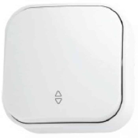 Вимикач прохідний 1-клавішний білий EVA, Horoz Electric, 112-001-0002-010