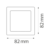Вимикач 1-клавішний білий TINA, Horoz Electric, 112-005-0001-010