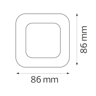Вимикач 1-клавішний золото ELA, Horoz Electric, 112-007-0001-030