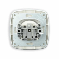 Розетка одинарна без заземлення срібло ELA, Horoz Electric, 112-007-0005-020