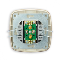 Розетка ТВ чорний-золото ELA, Horoz Electric, 112-007-0009-040