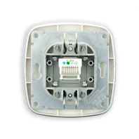Розетка телефонна срібло ELA, Horoz Electric, 112-007-0010-020