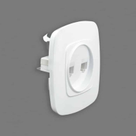 Розетка подвійна комп’ютерна біла ELA, Horoz Electric, 112-007-0017-010