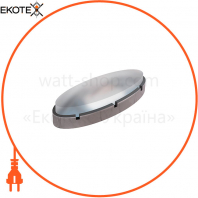 Світильник ERKA 1165LED-S, настінний, 12 W, 6000K, овальний, прозорий, IP 65, ERKA, 116512
