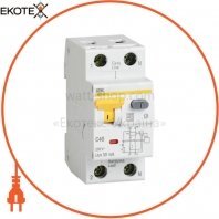 Автоматичний вимикач диференціального струму АВДТ32 B16 10мА IEK