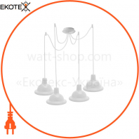 Світильник ERKA 1303-424 LED, стельовий, 4x12W, 4200K, 2м, білий