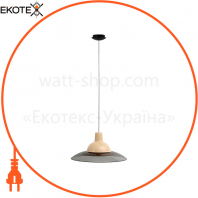 Світильник ERKA 1305, стельовий, 60W, слонова кістка з Чорним кабелем, Е27, ERKA, 130515