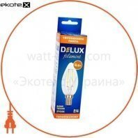 Delux 90011680 лампа светодиодная delux bl37b 4 вт 2700k 220в e14 filament теплый белый