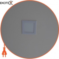Світильник точковий врізний ЕВРОСВЕТ 6Вт квадрат LED-S-120-6 6400К