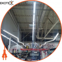 LED-світильник лінійний, колір корпусу - чорний, 36W, 4032Lm, 4000K, Ledlife, LD-1200-N-B-W