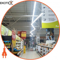 LED-світильник лінійний, колір корпусу - білий, 36W, 4032Lm, 4000K, Ledlife, LD-1200-N-W-S