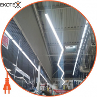 LED-світильник лінійний, колір корпусу - білий, 36W, 4032Lm, 4000K, Ledlife, LD-1200-N-W-W