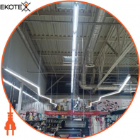 LED-світильник лінійний, колір корпусу - сріблястий, 46W, 6048Lm, 4000K, Ledlife, LD-1500-N-S-W