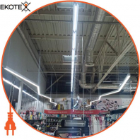 LED-світильник лінійний, колір корпусу - сріблястий, 36W, 4032Lm, 6000K, Ledlife, LD-1500-C-S-W