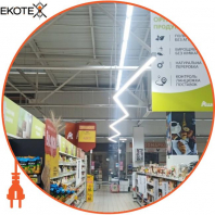 LED-світильник лінійний, колір корпусу - графіт, 36W, 4032Lm, 3000K, Ledlife, LD-1500-W-G-S