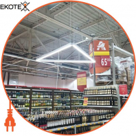 LED-світильник лінійний, колір корпусу - графіт, 36W, 4032Lm, 3000K, Ledlife, LD-1500-W-G-S