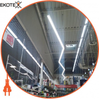 LED-світильник лінійний, колір корпусу - графіт, 46W, 4032Lm, 3000K, Ledlife, LD-1500-W-G-W