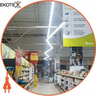LED-світильник лінійний, колір корпусу - білий, 36W, 4032Lm, 6000K, Ledlife, LD-1500-C-W-W