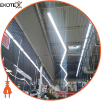 LED-світильник лінійний, колір корпусу - білий, 46W, 4032Lm, 3000K, Ledlife, LD-1500-W-W-W
