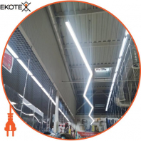 LED-світильник лінійний, колір корпусу - графіт, 30 W, 3360 Lm, 4000K, Ledlife, LD-1000-N-G-S