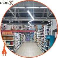 LED-світильник лінійний, колір корпусу - графіт, 30 W, 3360 Lm, 4000K, Ledlife, LD-1000-N-G-S