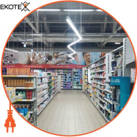 LED-светильник линейный, цвет корпуса - черный, 20 W, 2240 Lm, 6000K, Ledlife, LD-600-C-B-S
