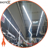 LED-светильник линейный, цвет корпуса - серебристый, 20 W, 2240 Lm, 6000K, Ledlife, LD-600-C-S-S