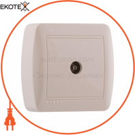 Розетка ТВ проходная 711-0300-129 Цвет Крем / Крем 10AX 250V~