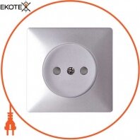 Панель e.lux.12211L.pn.aluminium к розетке без з / к алюминий