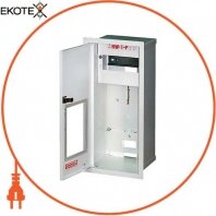 Enext RW-1-P шкаф распределительная e.mbox.rw-1-p металлический, встраиваемый, под 1-ф. счетчик, 6 мод., 395х175х165 мм