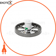 Світильник ERKA 1127D LED-S, настінно-стельовий з вбудованим і регульованим датчиком руху, 12 W, 6000K прозорий, IP 20, ERKA, 190815