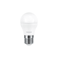 Набір LED ламп Maxus G45 6W тепле світло E27 (2-LED-541-01), Maxus, 2-LED-541-01