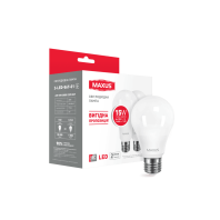 Набір LED ламп Maxus A70 15W тепле світло E27 (по 2 шт.) (2-LED-567-01), Maxus, 2-LED-567-01