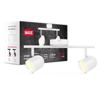 Спот світильник на 2 лампи MAXUS MSL-01C 2x4W 4100K білий, Maxus, 2-MSL-10841-CW