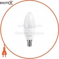 Набір LED ламп MAXUS C37 6W яскраве світло E14 (по 2 шт.) (2-LED-534-02), Maxus, 2-LED-534-02