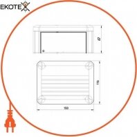 Коробка розподільна Obo Bettermann T 100 OE, Enext, 2007255