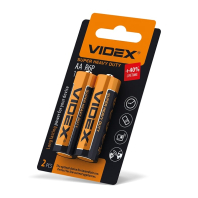 Videx  Батарейка солевая Videx R6P/AA 2pcs small blister 40 шт/уп