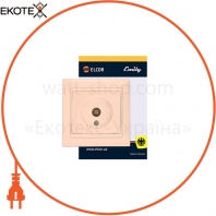 Розетка ТV Emily 9215 крем ELCOR