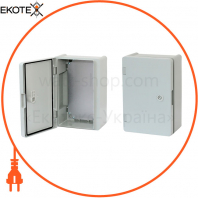 Щит ERKA 022, 200x300x120 з монтажною панеллю, опалові двері IP 65
