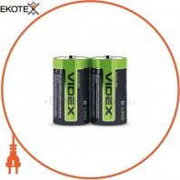 Videx лужна Батарейка LR2O/D 2pcs SHRINK 12 шт/уп